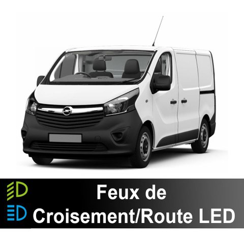 Pakke LED nær-/fjernlys Opel Vivaro B 2014 à 2019