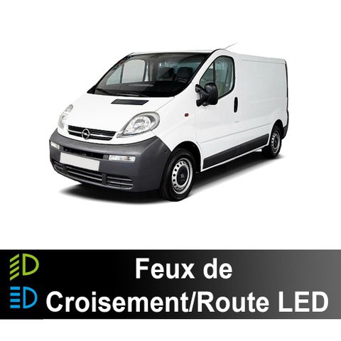 LED-lähivalo-/kaukovalopaketti Opel Vivaro A 2000–2014
