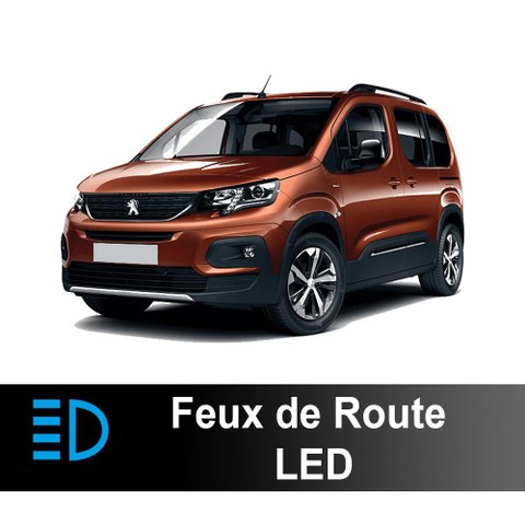 Sada LED dálkových světel Peugeot Rifter 2018 až 2024