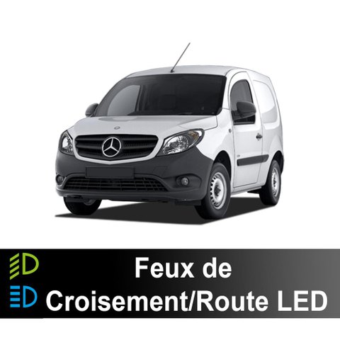 Pakke LED nær-/fjernlys Mercedes Citan 2012 til 2021