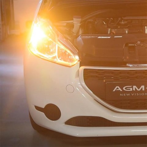 Pakke LED blinklys foran Peugeot 208 (2012 til 2019)