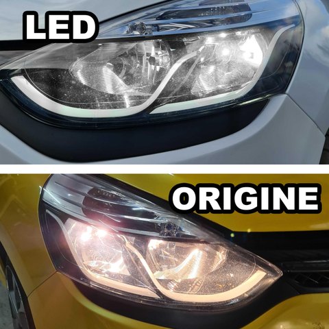 LED PACK High Beams Renault Clio 4 from 2012 to 2020