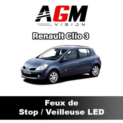 PACK LED Feux de stop/veilleuse Renault Clio 3 de 2005 à 2014