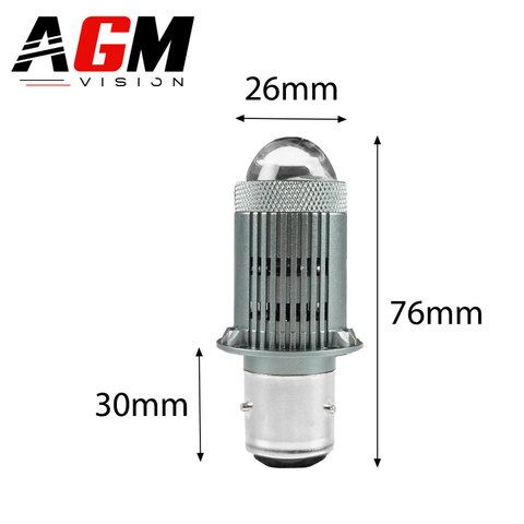 Ampoule LED BA21D OPTO ventilée avec loupe