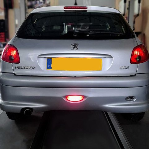PACK LED Πίσω φως ομίχλης Peugeot 206 από 1998 έως 2009