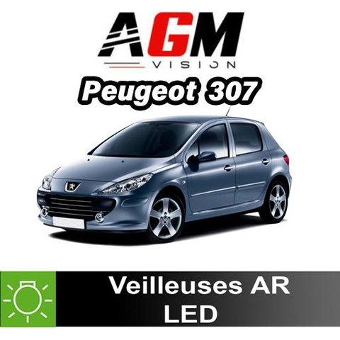 PACK LED Zadní parkovací světlo Peugeot 307 od 2000 do 2009