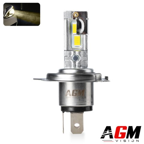 Λάμπα LED H4 LP1 ζεστό λευκό 4300K