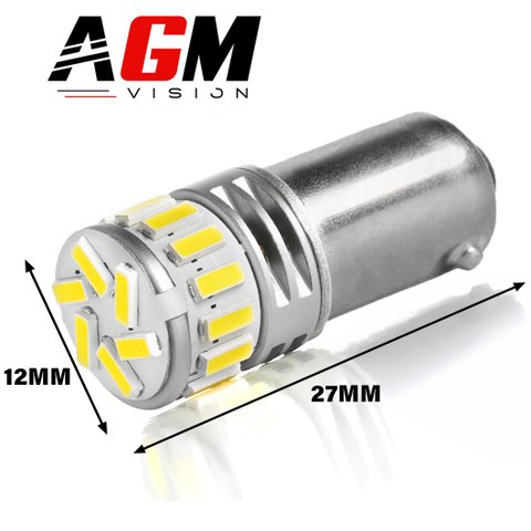 Ampoule LED H21W BAY9S 360° (Blanc)