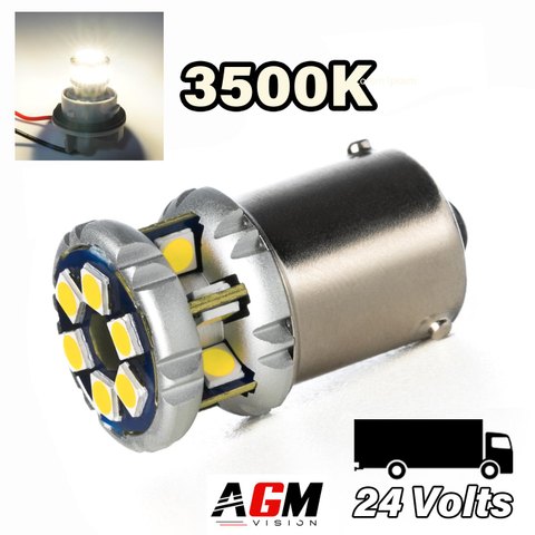 Bec LED R5W-R10W 4500K-3500K Mini Ultra Power Alb Cald 24V