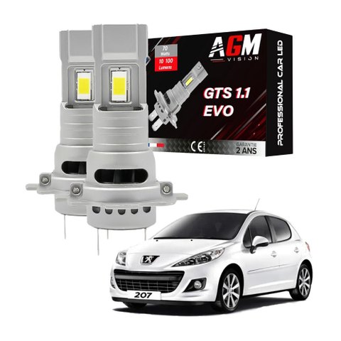 Zestaw świateł mijania LED PEUGEOT 207 207+
