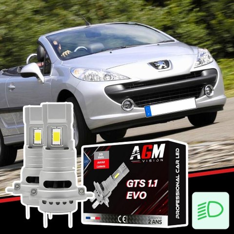 Zestaw świateł mijania LED PEUGEOT 207 CC