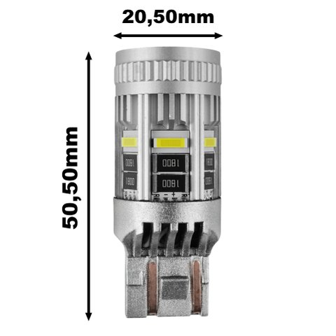 Ampoule LED T20-W21/5W - Luxoa Super Canbus - Blanc