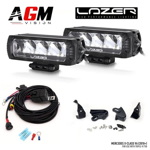 Kit LED de integrare pentru grilă/calandru Mercedes Class X 2017+
