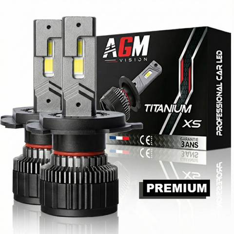 Kit ampoules LED H4 Titanium XS - V2