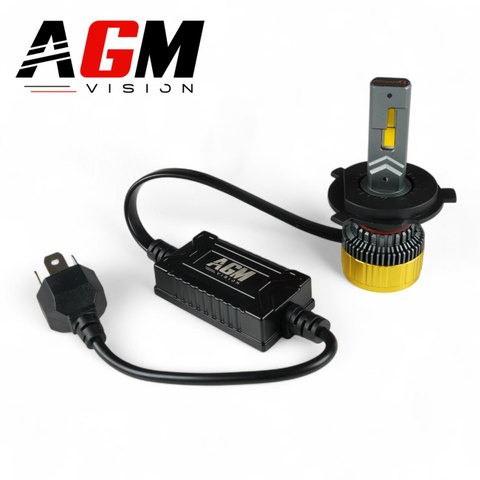 Ampoule LED H4 Titanium XS jaune 3000 K