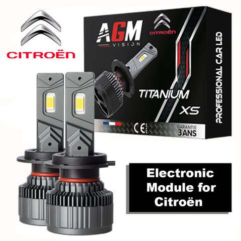 LED H7 Titanium XS - V2 - Specialkit för Citroën