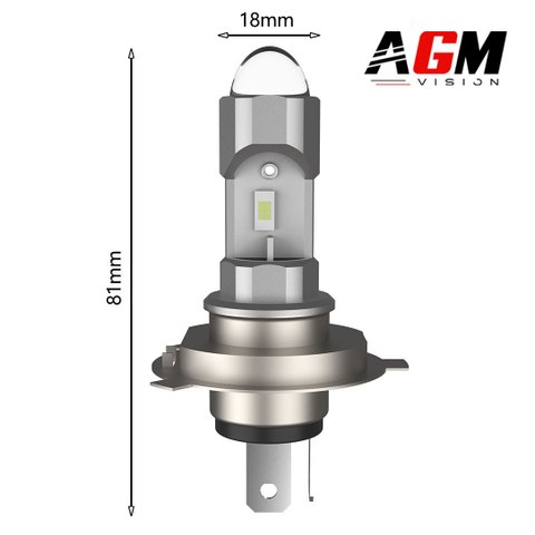 Λάμπα LED HS1 Dual Tech ειδική AC-DC - Λευκό 6000K