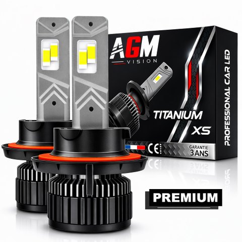 Kit ampoules LED H13 Titanium XS - V2