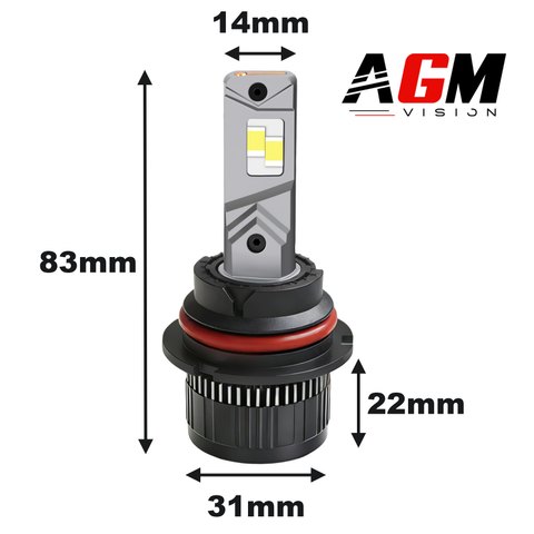 Zestaw żarówek LED HB1 - 9004 Titanium XS - V2