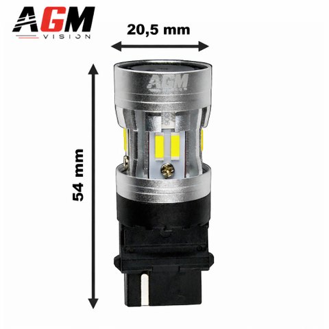 Ampoule LED P27W 3156 VORTEK MAX (blanc) - Feux de recul