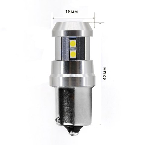 Ampoule LED P21W-BA15S SMART (Blanc)