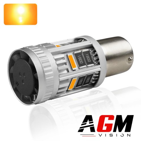 Ampoule LED PY21W-BAU15S - Luxoa Super Canbus - Orange
