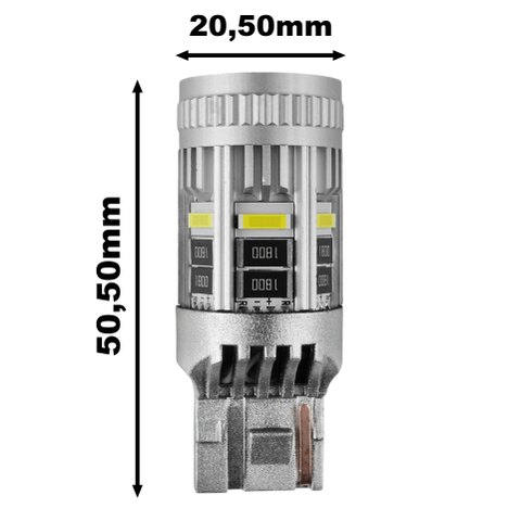 Ampoule LED T20 W21W - Luxoa Super Canbus - Blanc