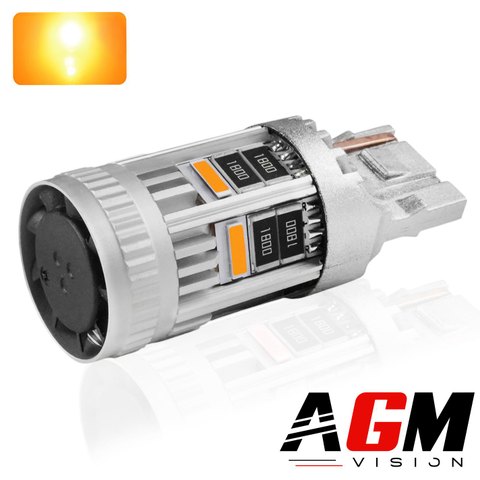 Ampoule LED T20 W21W - Luxoa Super Canbus - Orange