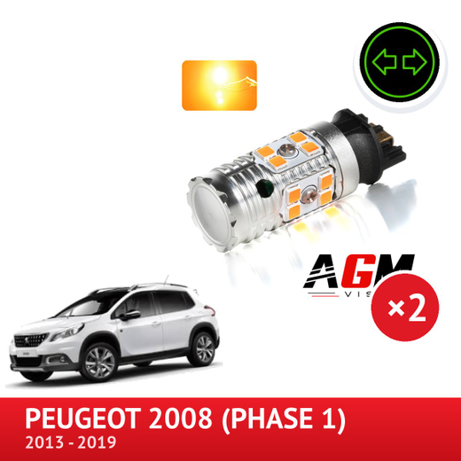 PACK LED Blikající PŘEDNÍ Peugeot 2008 2013 až 2019