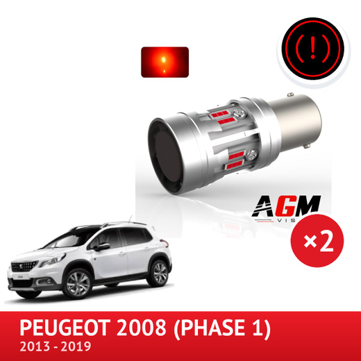 PAKKE LED Bremselys Peugeot 2008 2013 à 2019