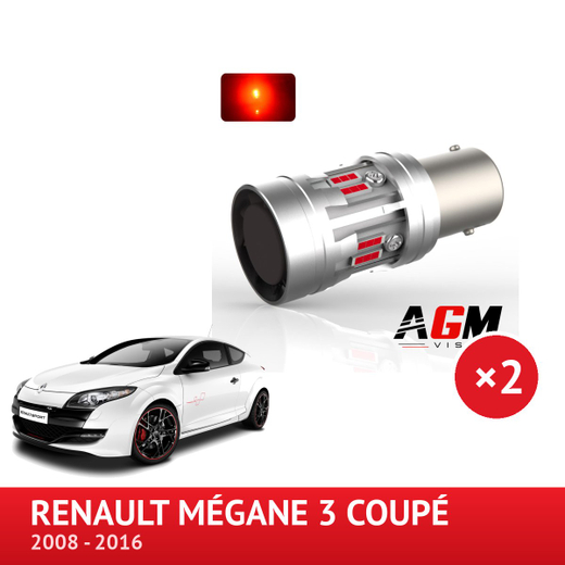 PACK LED Bremselys/positionslys Renault Megane 3 fra 2008 til 2016