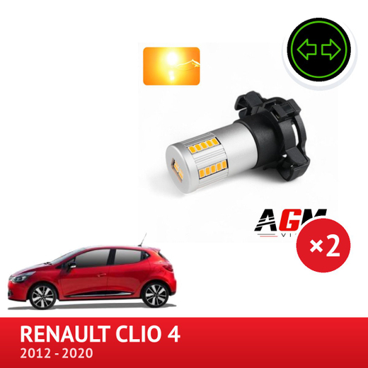 PACK LED Φλας Εμπρός Renault Clio 4 από 2012 έως 2020