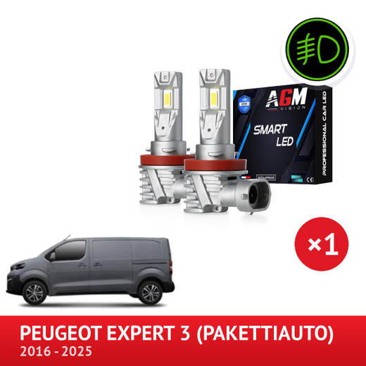 Confezione LED Fendinebbia Anteriore Peugeot Expert 3 dal 2016 al 2024 Confezione LED Fendinebbia Anteriore Peugeot Expert 3 dal 2016 al 2024