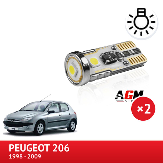 PACK LED přední parkovací světlo Peugeot 206 od 1998 do 2009