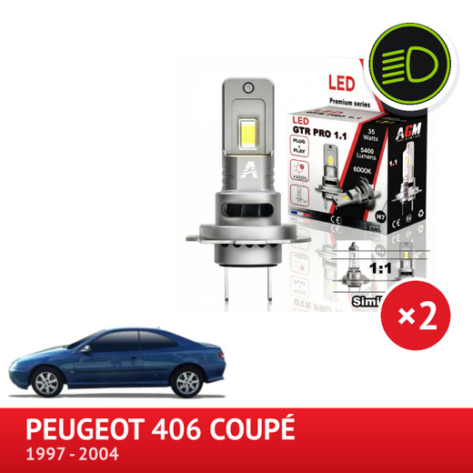 LED sada potkávacích světel Peugeot 406 coupé LED sada potkávacích světel Peugeot 406 coupé