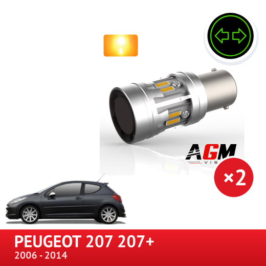 Zestaw LED tylnego kierunkowskazu PEUGEOT 207 207+