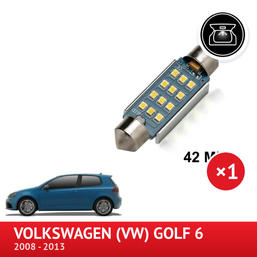 Lampadina LED per illuminazione del bagagliaio VOLKSWAGEN (VW) Golf 6 Lampadina LED per illuminazione del bagagliaio VOLKSWAGEN (VW) Golf 6