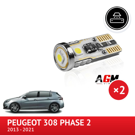 LED-kit for skiltbelysning PEUGEOT 308 Phase 2