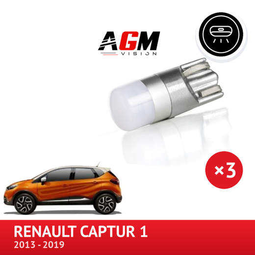 LED sada osvětlení předního stropního svítidla RENAULT Captur 1
