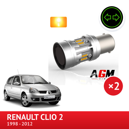 Forreste blinklys LED-sæt RENAULT Clio 2 Forreste blinklys LED-sæt RENAULT Clio 2