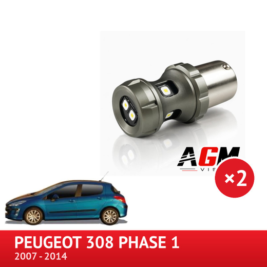 Kit LED P21/5W Feux de jour (diurnes) PEUGEOT 308 Phase 1