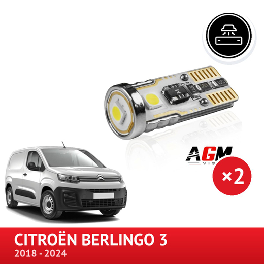 Kit LED de iluminare a plăcuței de înmatriculare CITROËN Berlingo 3 Kit LED de iluminare a plăcuței de înmatriculare CITROËN Berlingo 3
