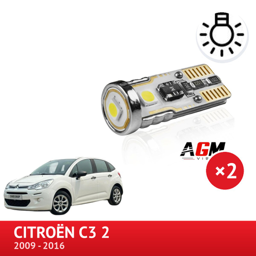 Sada LED pro přední obrysová světla CITROËN C3 2 Sada LED pro přední obrysová světla CITROËN C3 2