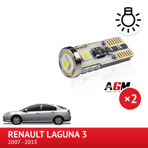 Zestaw LED do przednich świateł pozycyjnych Renault Laguna 3