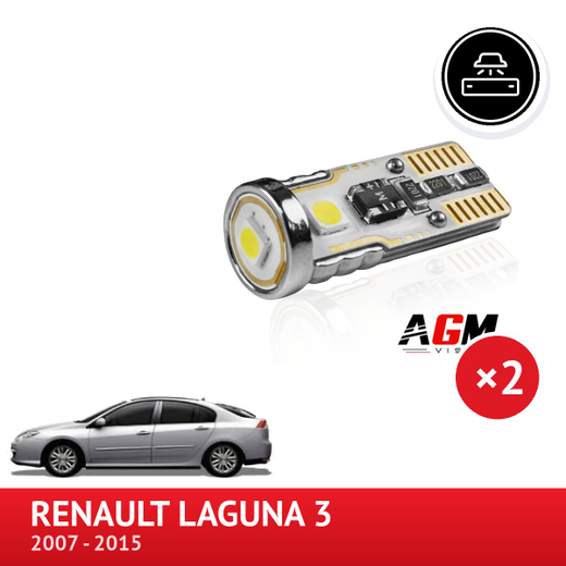 Zestaw oświetlenia tablicy rejestracyjnej LED RENAULT Laguna 3