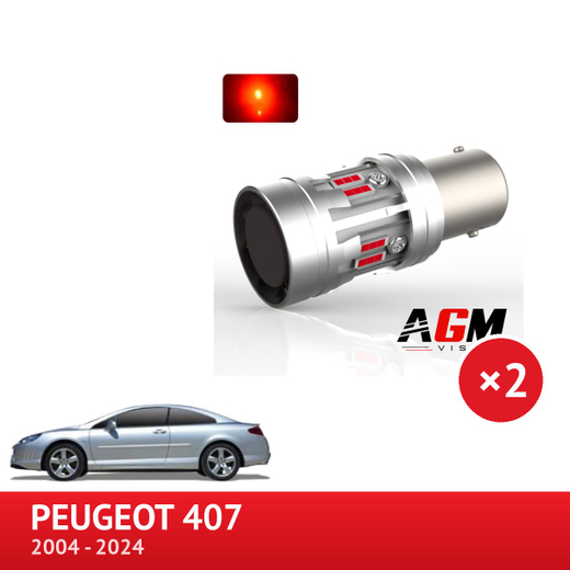 LED-sett P21/4W bremselys / parkeringslys PEUGEOT 407 LED-sett P21/4W bremselys / parkeringslys PEUGEOT 407