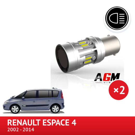 LED-sæt P21W baklys Renault Espace 4