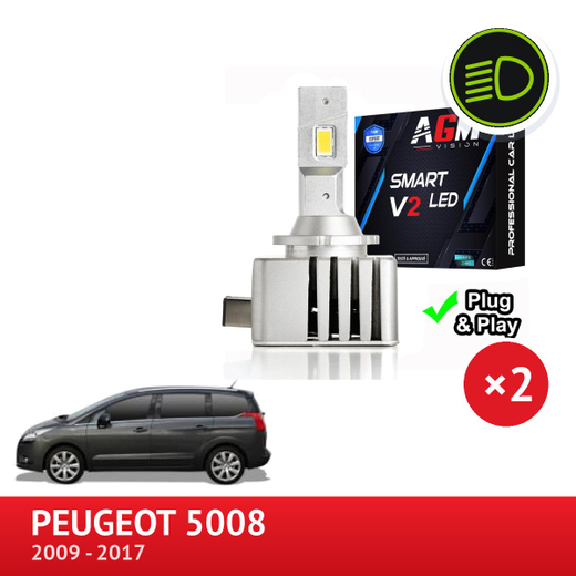 LED-sarja D1S-lähivaloille PEUGEOT 5008 LED-sarja D1S-lähivaloille PEUGEOT 5008