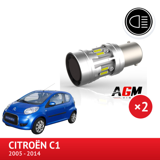LED-sæt P21W baklys CITROËN C1