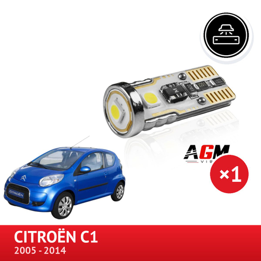 LED-pære W5W nummerpladelys CITROËN C1